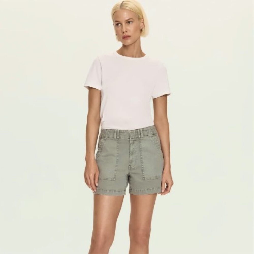Pistola Marissa High Rise Utility Short Olive Green/Bluff Size 31